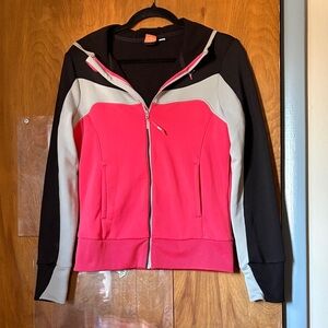 Puma Zip-Up Pink Hoodie Track Jacket
